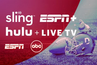 image that highlights sling TV, ESPN+, and hulu + live TV as alternatives to DIRECTV for streaming ABC/ESPN