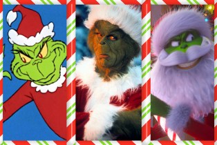 The 1966, 2000, and 2018 adaptations of 'How the Grinch Stole Christmas.'