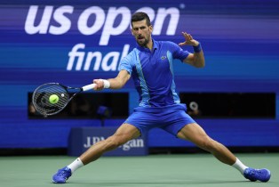 Novak Djokovic in the 2023 U.S. Open