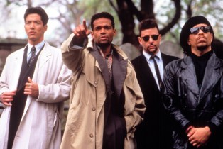 Russell Wong, Mario Van Peebles, Judd Nelson, and Ice-T in 'New Jack City'