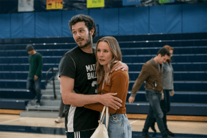 Kristen Bell and Adam Brody in "Nobody Wants This"